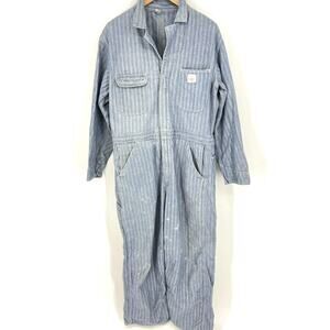 Vintage 70s Sears Mechanic Coveralls Michael Myers Talon Zipper Size 42 Mens